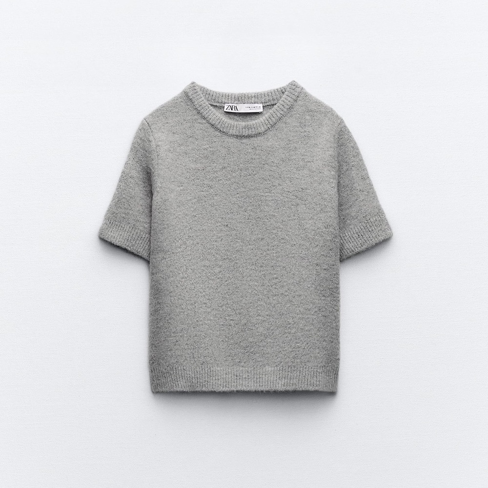 Zara short sleeve sweater